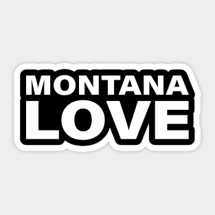 Montana Love Boxing Sticker